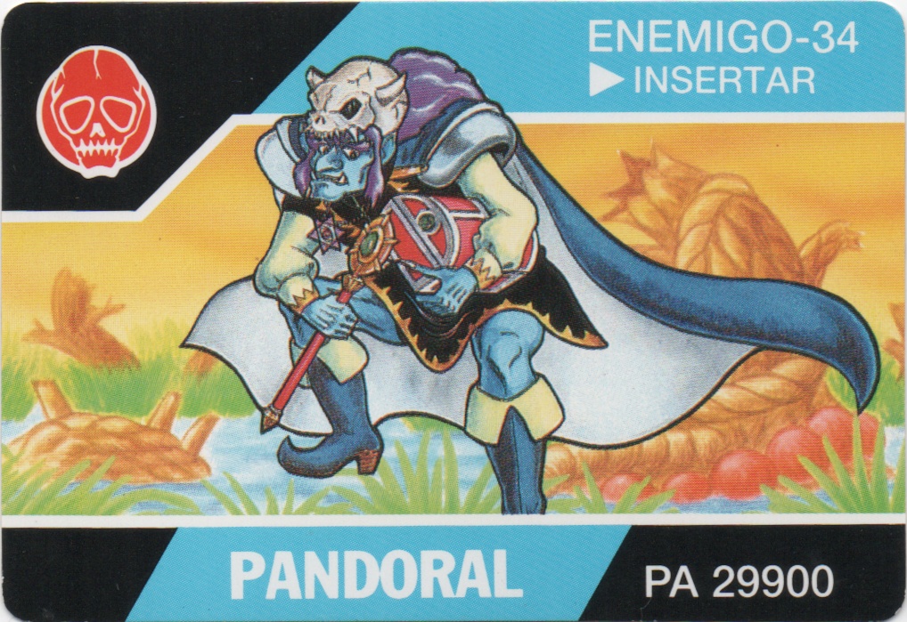 PANDORAL frontside card