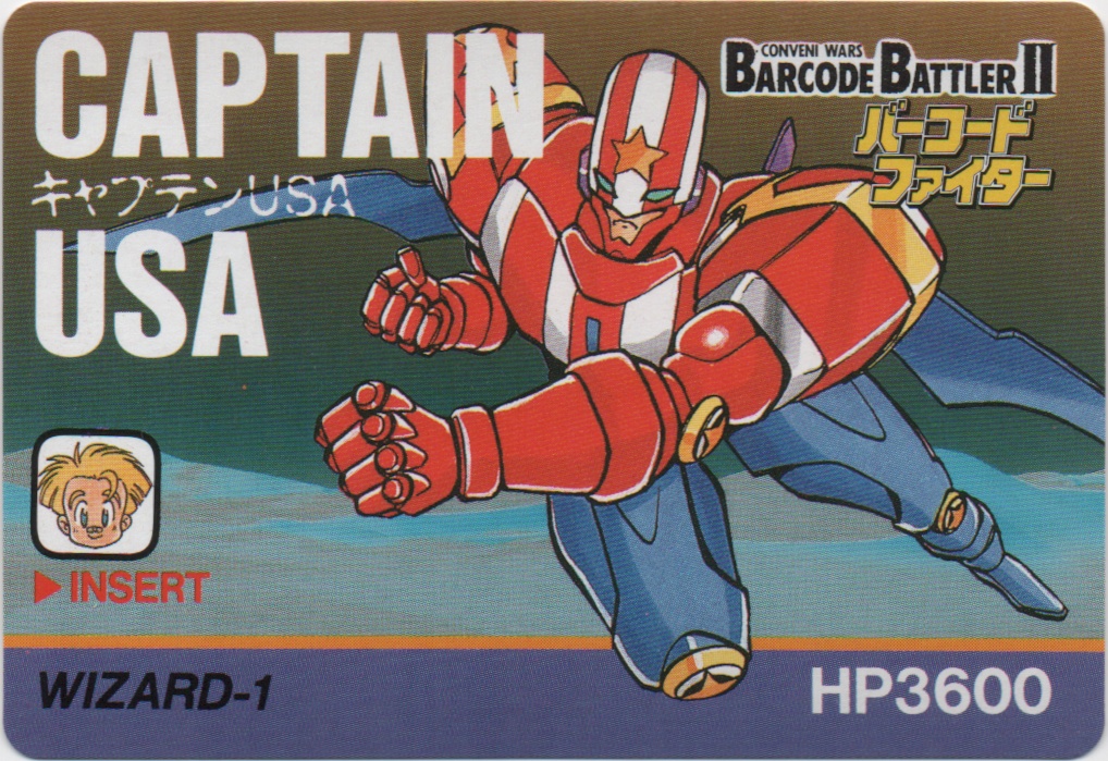 CAPTAIN USA frontside card