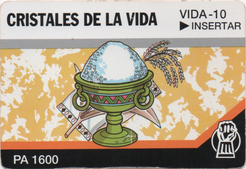 CRISTALES DE LA VIDA frontside card