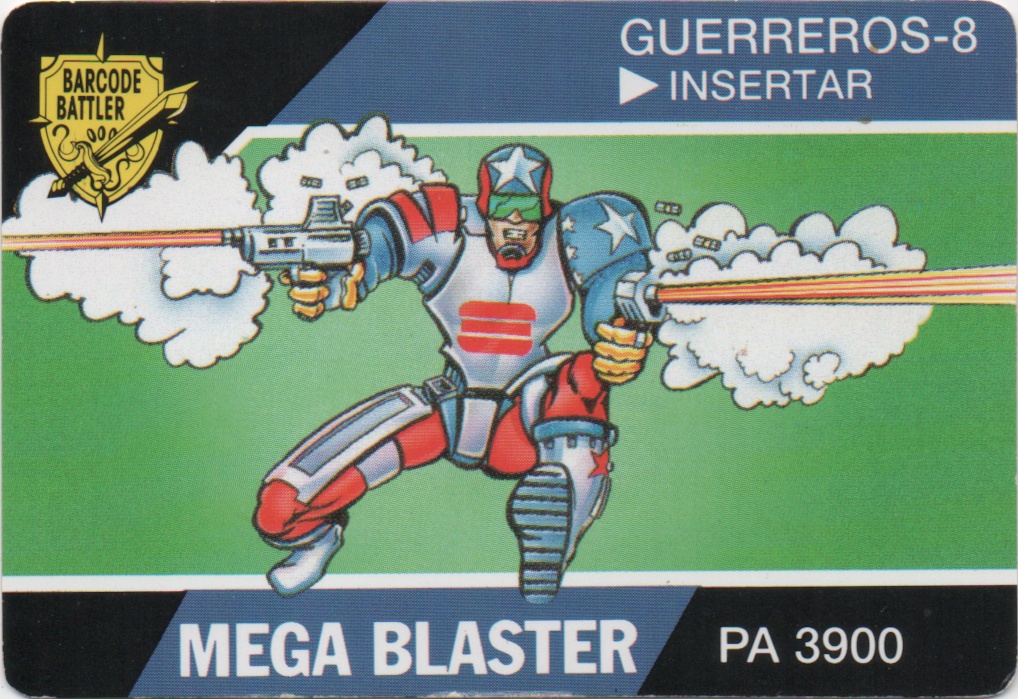 MEGA BLASTER frontside card