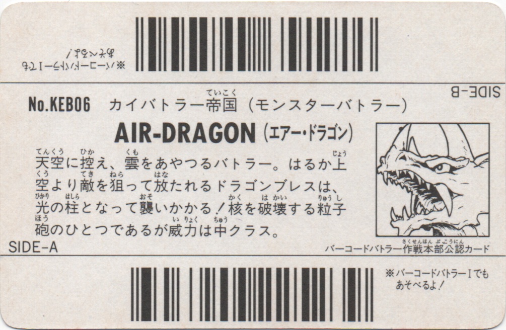 AIR-DRAGON backside card