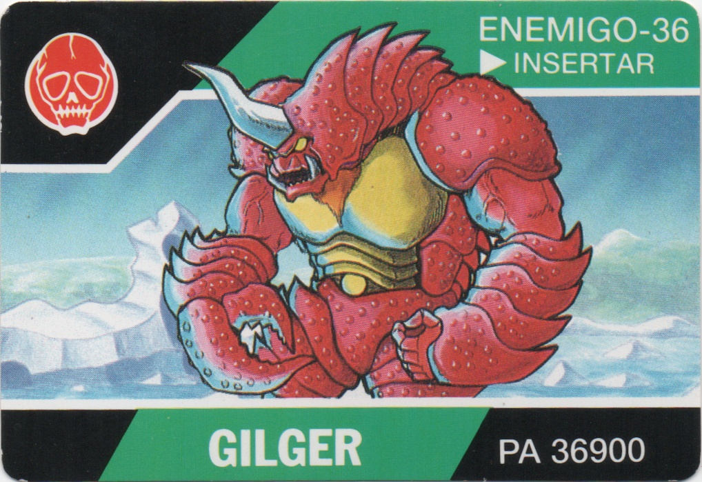 GILGER frontside card