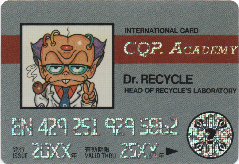 Dr. RECYCLE frontside card