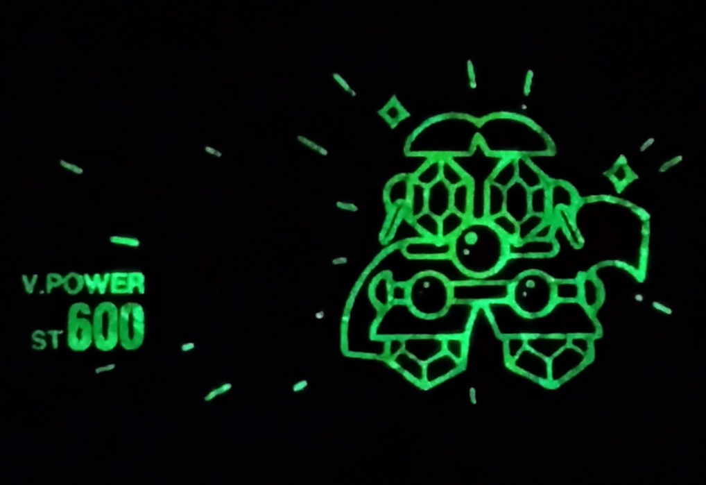 チラノザンス fluorescent front card