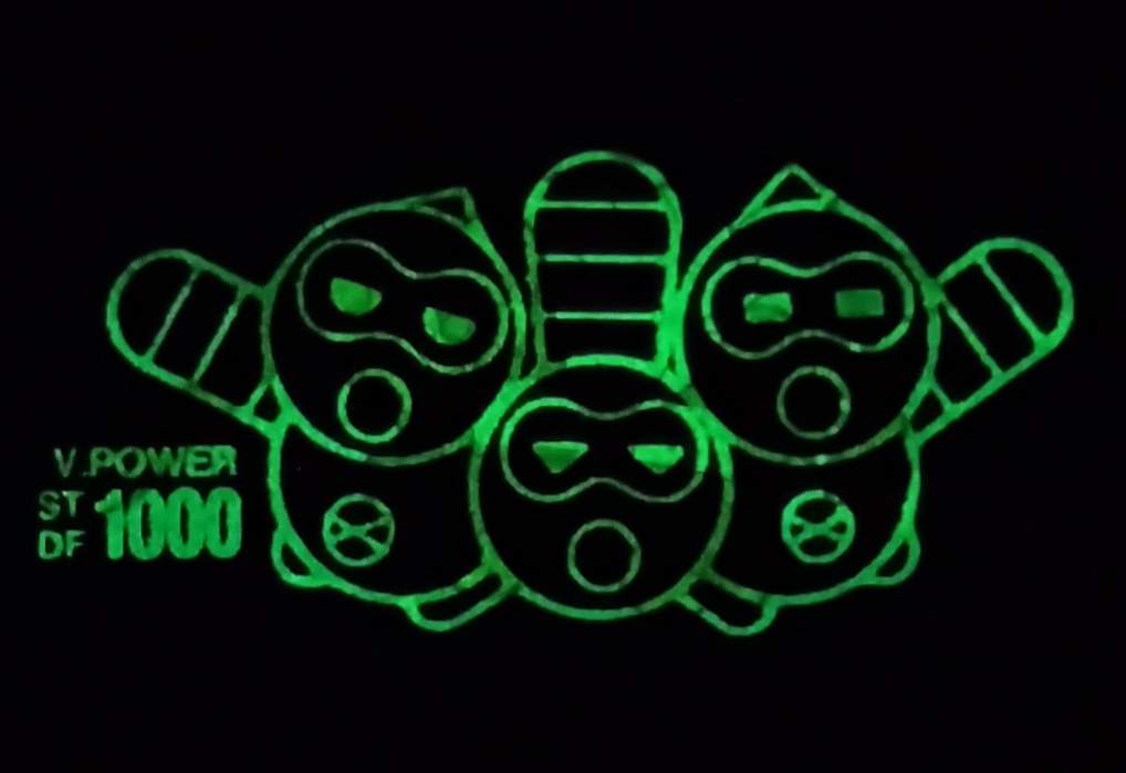 ブンブク仙人　「ブンブクせんにん」 fluorescent front card