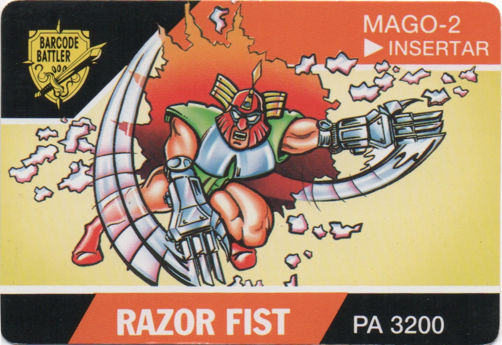RAZOR FIST frontside card