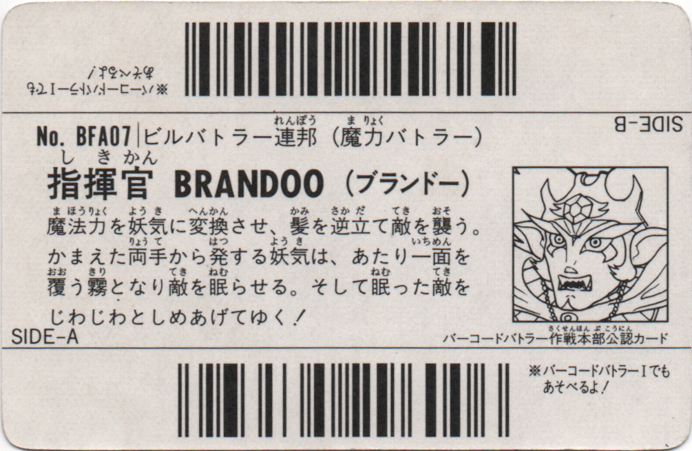 BRANDOO backside card