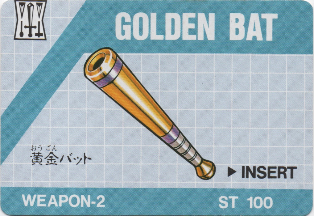 GOLDEN BAT frontside card