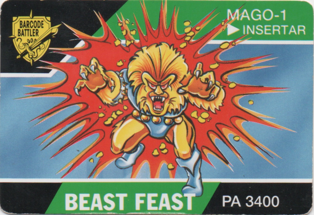BEAST FEAST frontside card