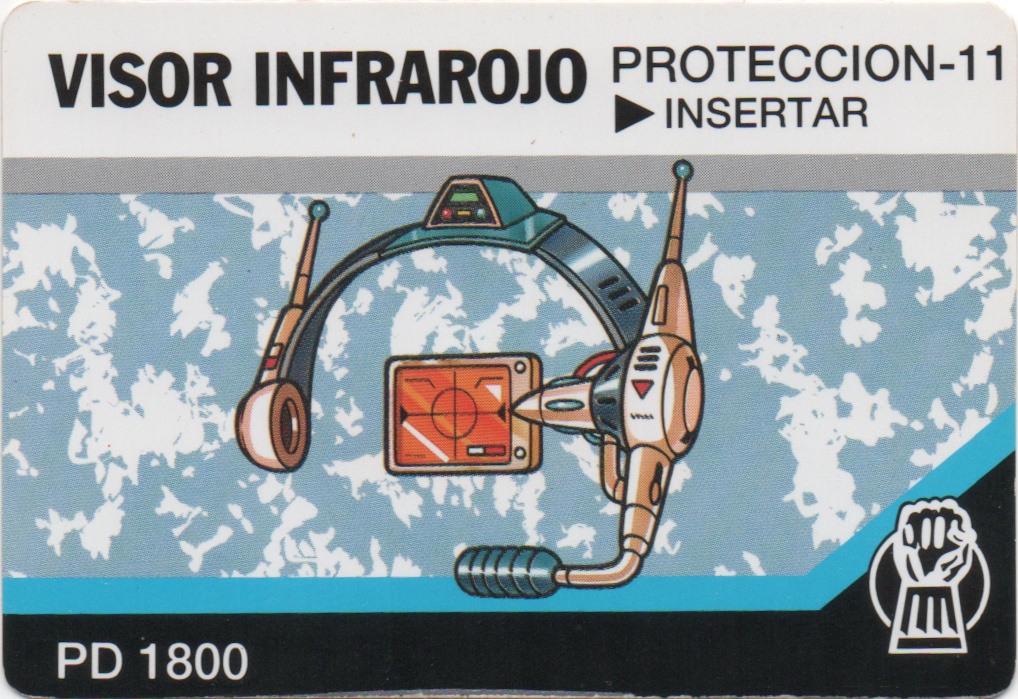 VISOR INFRAROJO frontside card