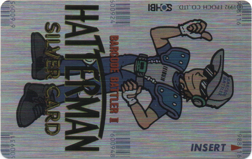 HATTERMAN SILVER CARD frontside card