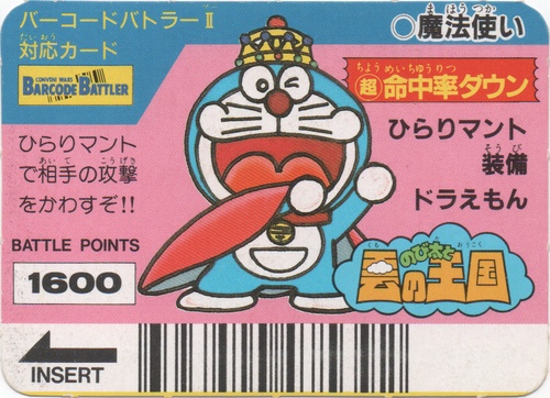 ひらりマント装備ドラえもん