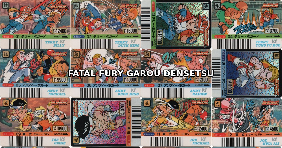 FATAL FURY GAROU DENSETSU – Barcode Battler Cards